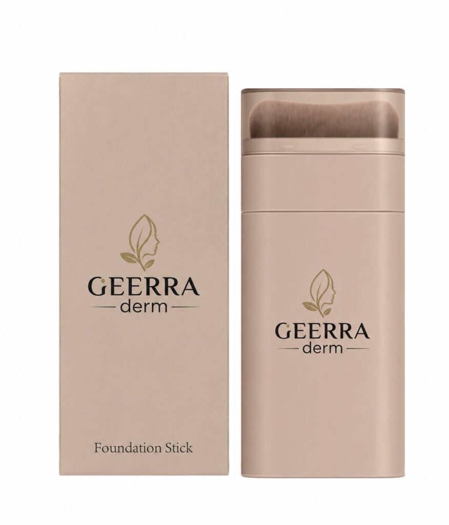 Matte Foundation Stick cu Pensulă Integrată – Acoperire Uniformă & Finish Mat Natural