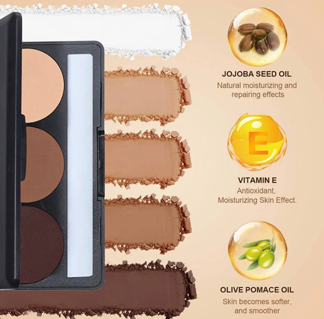 Matte Waterproof Contour Powder – Conturare Naturală & Rezistență Îndelungată - Image 4